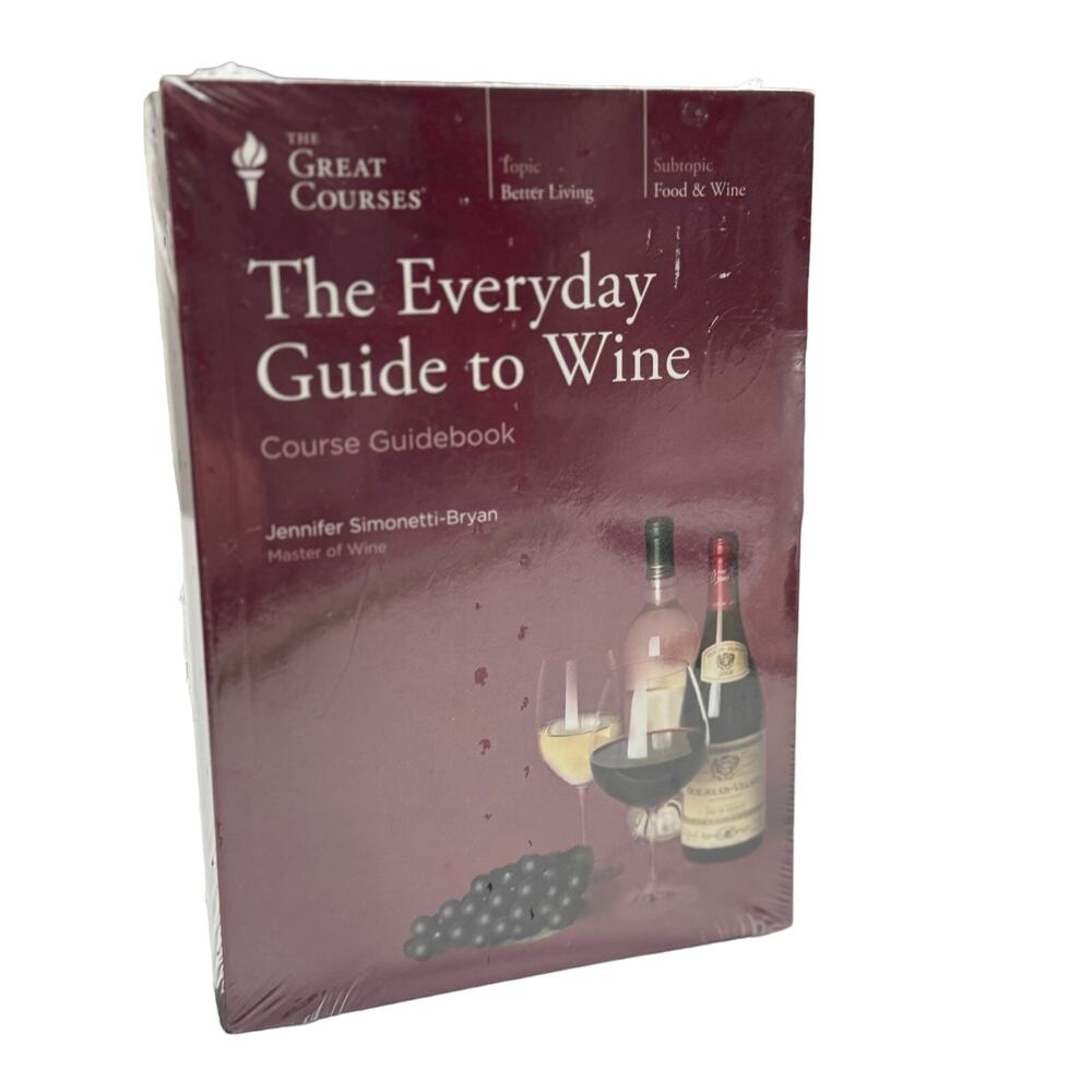 The Great Courses Everyday Guide to Wine DVD and Guidebook - Picture 1 of 5